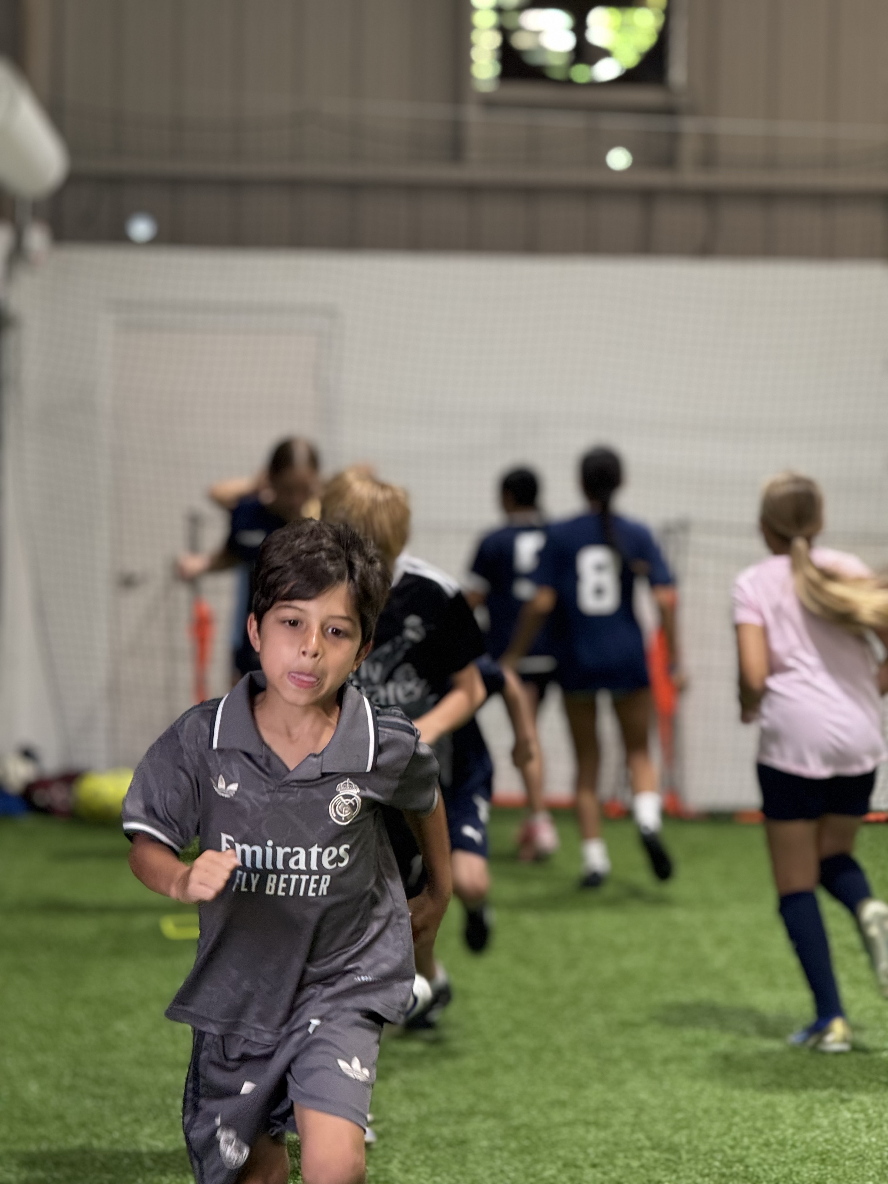 Player running in training