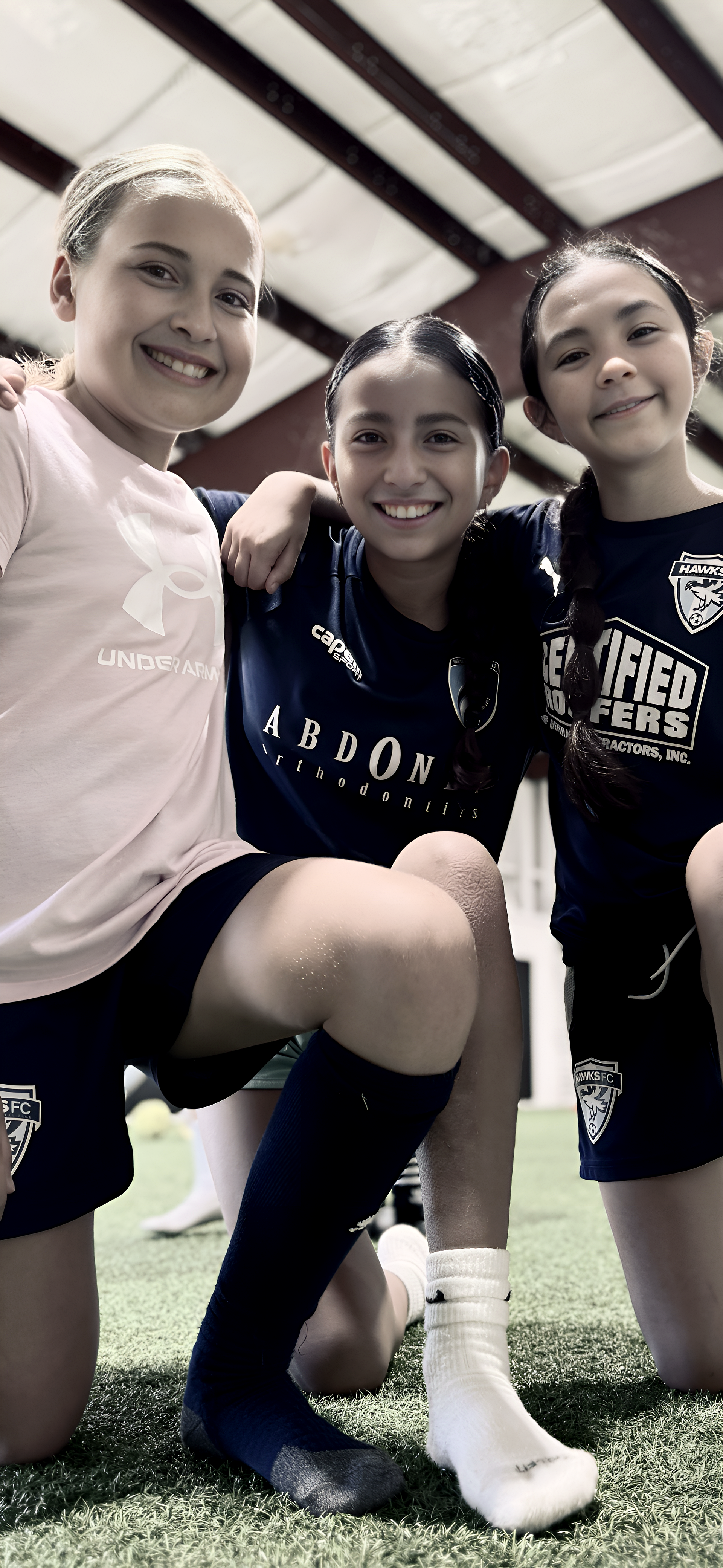 Three players together