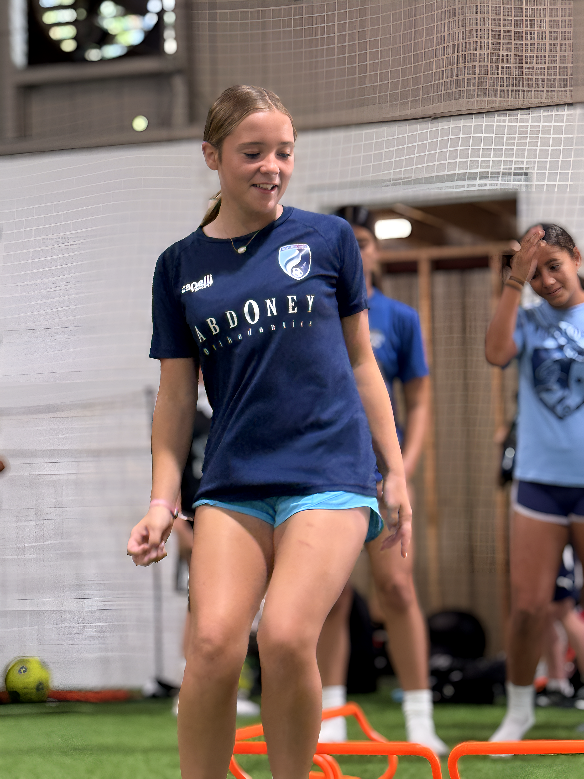 Player training indoors